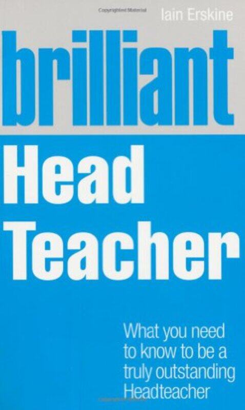 Brilliant Head Teacher by Terje University of Stavanger Norway AvenShital Thekdi-Paperback
Brilliant Head Teacher by Terje University of Stavanger Norway AvenShital Thekdi-Paperback
