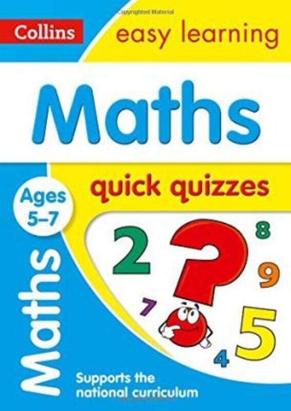 Maths Quick Quizzes Ages 5-7: Prepare for school with easy home learning (Collins Easy Learning KS1).paperback,By :Collins Easy Learning
Maths Quick Quizzes Ages 5-7: Prepare for school with easy home learning (Collins Easy Learning KS1).paperback,By :Collins Easy Learning