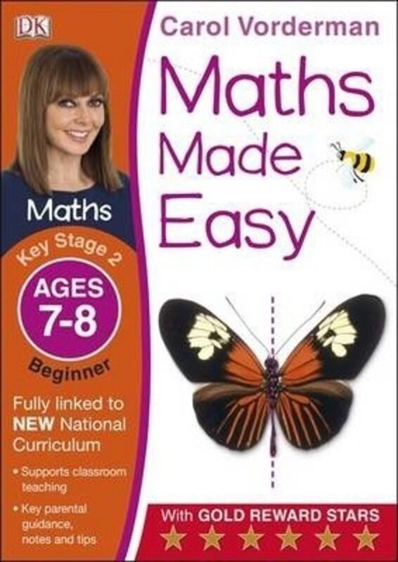 Maths Made Easy Ages 7-8 Key Stage 2 Beginner (Carol Vorderman's Maths Made Easy).paperback,By :Carol Vorderman
Maths Made Easy Ages 7-8 Key Stage 2 Beginner (Carol Vorderman's Maths Made Easy).paperback,By :Carol Vorderman