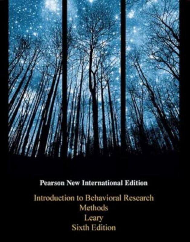 Introduction to Behavioral Research Methods by Jill AtkinsAtkins Jill-Paperback
Introduction to Behavioral Research Methods by Jill AtkinsAtkins Jill-Paperback