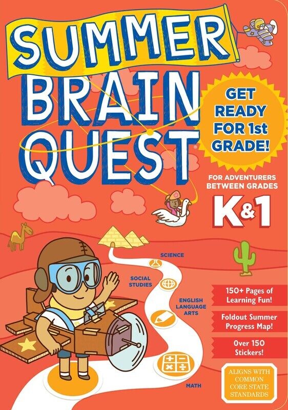 Summer Brain Quest: Between Grades K & 1, Paperback Book, By: Workman Publishing, MS Megan Butler, Claire Piddock and Kimberly Oliver Burnim
Summer Brain Quest: Between Grades K & 1, Paperback Book, By: Workman Publishing, MS Megan Butler, Claire Piddock and Kimberly Oliver Burnim