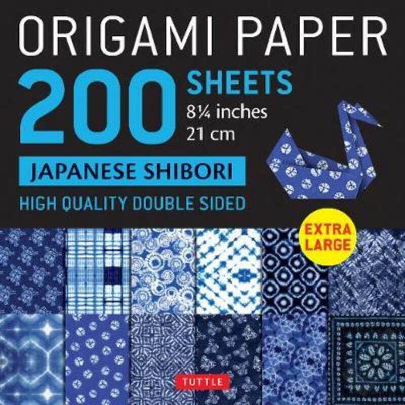 Origami Paper 200 sheets Japanese Shibori 8 1/4" (21 cm).paperback,By :Tuttle Publishing
Origami Paper 200 sheets Japanese Shibori 8 1/4" (21 cm).paperback,By :Tuttle Publishing