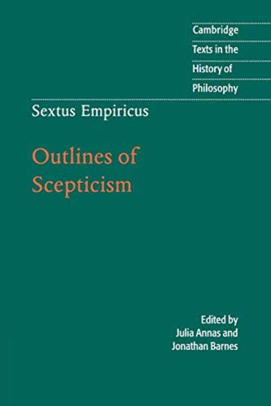 Sextus Empiricus Outlines of Scepticism by Sextus EmpiricusJulia University of Arizona AnnasJonathan Universite de Geneve Barnes-Paperback
Sextus Empiricus Outlines of Scepticism by Sextus EmpiricusJulia University of Arizona AnnasJonathan Universite de Geneve Barnes-Paperback