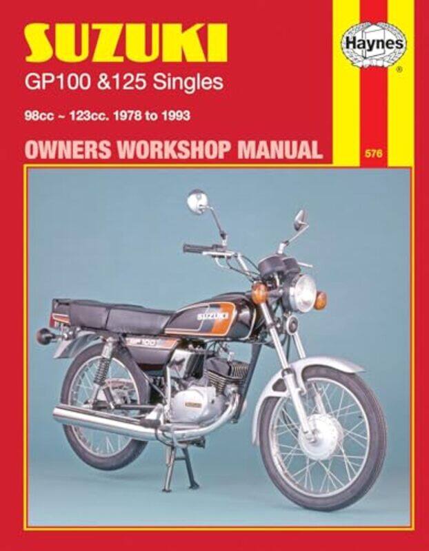Suzuki GP100 & 125 Singles 78 93 Haynes Repair Manual by Steve Ruffley-Paperback
Suzuki GP100 & 125 Singles 78 93 Haynes Repair Manual by Steve Ruffley-Paperback