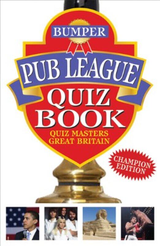 Bumper Pub League Quiz Book by Andrew JenningsAdam Professional author UK Bushnell-Paperback
Bumper Pub League Quiz Book by Andrew JenningsAdam Professional author UK Bushnell-Paperback