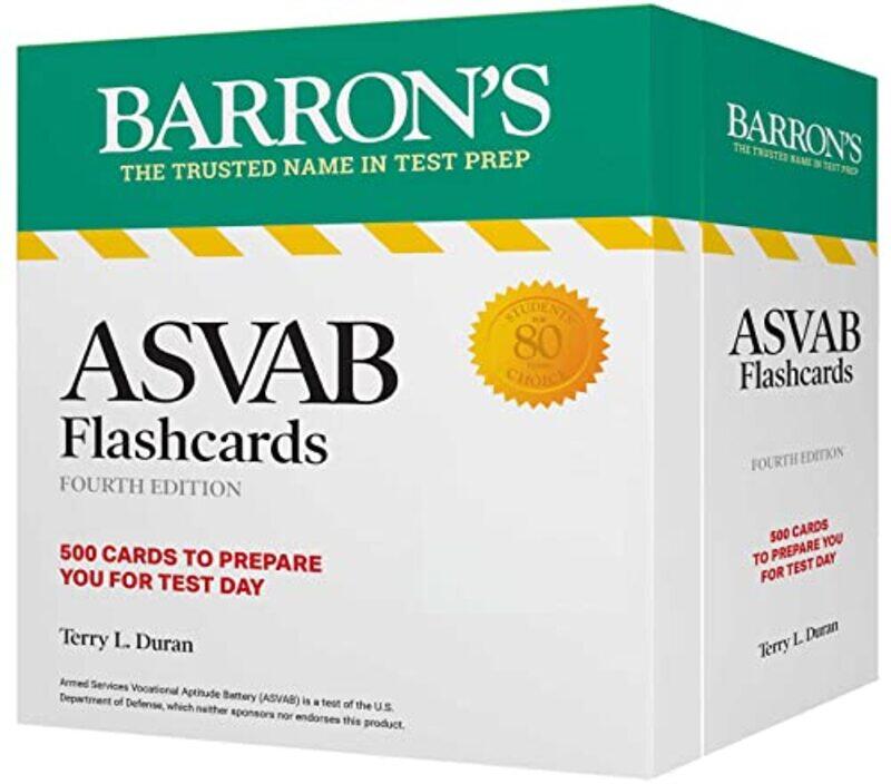 Asvab Flashcards Fourth Edition Uptodate Practice Sorting Ring For Custom Review By Duran Terry L Paperback
Asvab Flashcards Fourth Edition Uptodate Practice Sorting Ring For Custom Review By Duran Terry L Paperback