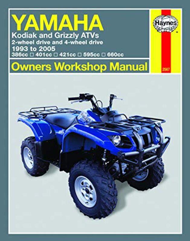 Yamaha Kodiak and Grizzly ATVs 93 05 Haynes Repair Manual by Alan Ahlstrand-Paperback
Yamaha Kodiak and Grizzly ATVs 93 05 Haynes Repair Manual by Alan Ahlstrand-Paperback