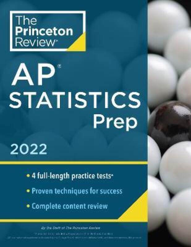 Princeton Review AP Statistics Prep, 2022: 5 Practice Tests + Complete Content Review + Strategies &, Paperback Book, By: Princeton Review
Princeton Review AP Statistics Prep, 2022: 5 Practice Tests + Complete Content Review + Strategies &, Paperback Book, By: Princeton Review