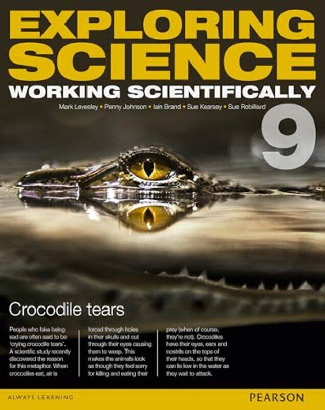 Exploring Science Working Scientifically Year 9 Exploring Science 4 by Chris RedstonGillie Cunningham-Paperback
Exploring Science Working Scientifically Year 9 Exploring Science 4 by Chris RedstonGillie Cunningham-Paperback