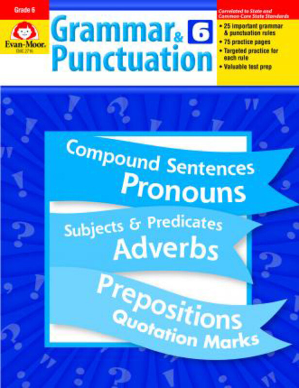 Grammar & Punctuation Grade 6, Paperback Book, By: Evan-Moor Educational Publishers
Grammar & Punctuation Grade 6, Paperback Book, By: Evan-Moor Educational Publishers