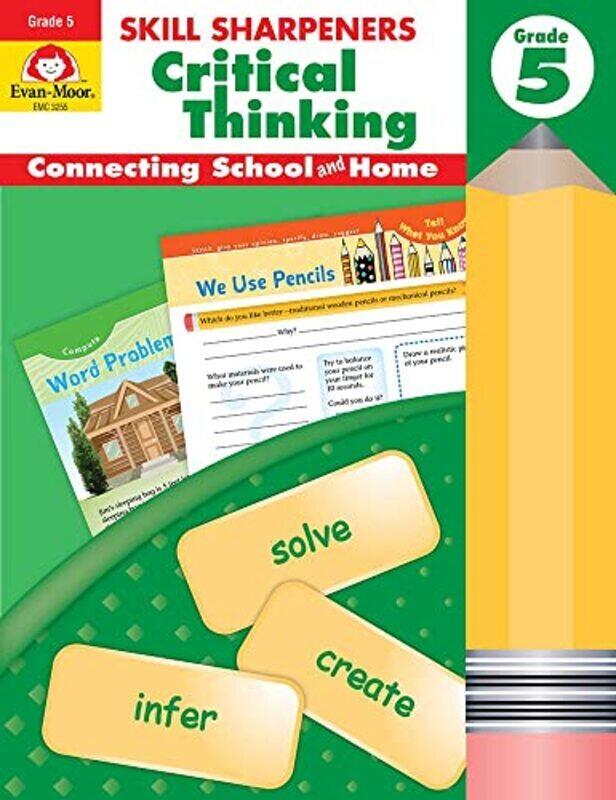 Skill Sharpeners: Critical Thinking, Grade 5 Workbook , Paperback by Evan-Moor Corporation
Skill Sharpeners: Critical Thinking, Grade 5 Workbook , Paperback by Evan-Moor Corporation
