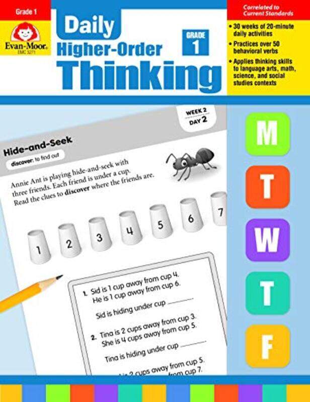 Daily Higher-Order Thinking, Grade 1 Teacher Edition , Paperback by Evan-Moor Corporation
Daily Higher-Order Thinking, Grade 1 Teacher Edition , Paperback by Evan-Moor Corporation