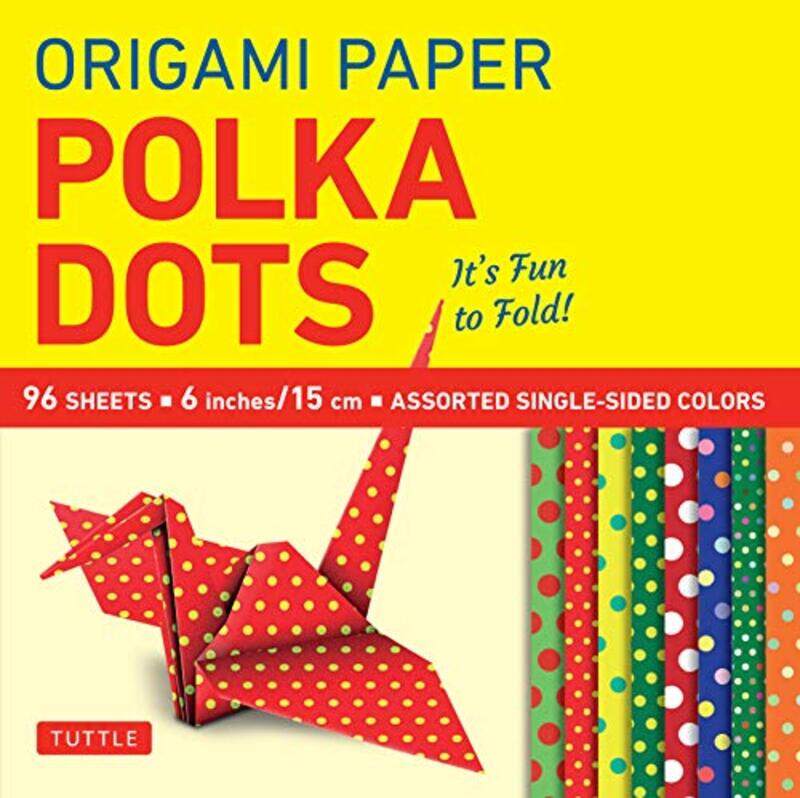 Origami Paper 96 Sheets Polka Dots 6 Inch 15 Cm Tuttle Origami Paper Origami Sheets Printed Wi by Tuttle Publishing-Paperback
Origami Paper 96 Sheets Polka Dots 6 Inch 15 Cm Tuttle Origami Paper Origami Sheets Printed Wi by Tuttle Publishing-Paperback