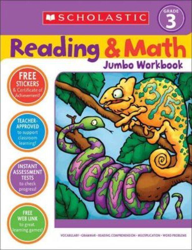Reading & Math Jumbo Workbook: Grade 3,Paperback, By:Cooper, Terry (University of Southern California USA) - Dooley, Virginia
Reading & Math Jumbo Workbook: Grade 3,Paperback, By:Cooper, Terry (University of Southern California USA) - Dooley, Virginia