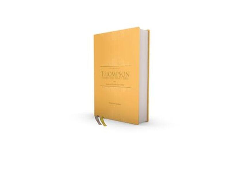 KJV Thompson ChainReference Bible Hardcover Yellow Gold Red Letter Comfort Print -Hardcover
KJV Thompson ChainReference Bible Hardcover Yellow Gold Red Letter Comfort Print -Hardcover