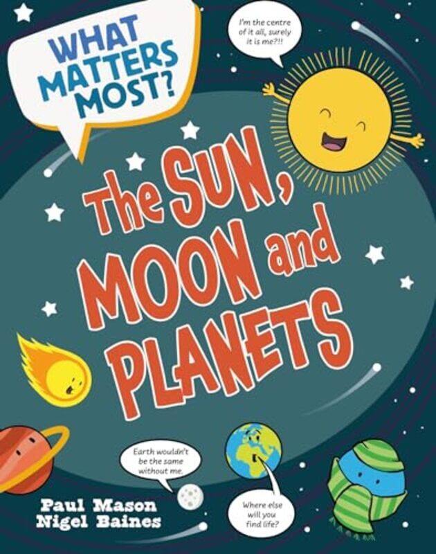 What Matters Most: The Sun, Moon and Planets by Paul MasonNigel Baines -Hardcover
What Matters Most: The Sun, Moon and Planets by Paul MasonNigel Baines -Hardcover