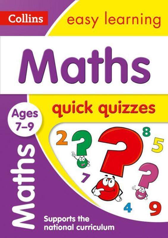 Maths Quick Quizzes Ages 7-9: Prepare for School with Easy Home Learning (Collins Easy Learning KS2), Paperback Book, By: Collins Easy Learning
Maths Quick Quizzes Ages 7-9: Prepare for School with Easy Home Learning (Collins Easy Learning KS2), Paperback Book, By: Collins Easy Learning
