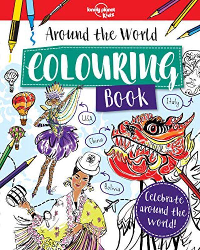 Lonely Planet Kids Around the World Colouring Book by Lonely Planet KidsClaire SipiEva Byrne-Paperback
Lonely Planet Kids Around the World Colouring Book by Lonely Planet KidsClaire SipiEva Byrne-Paperback