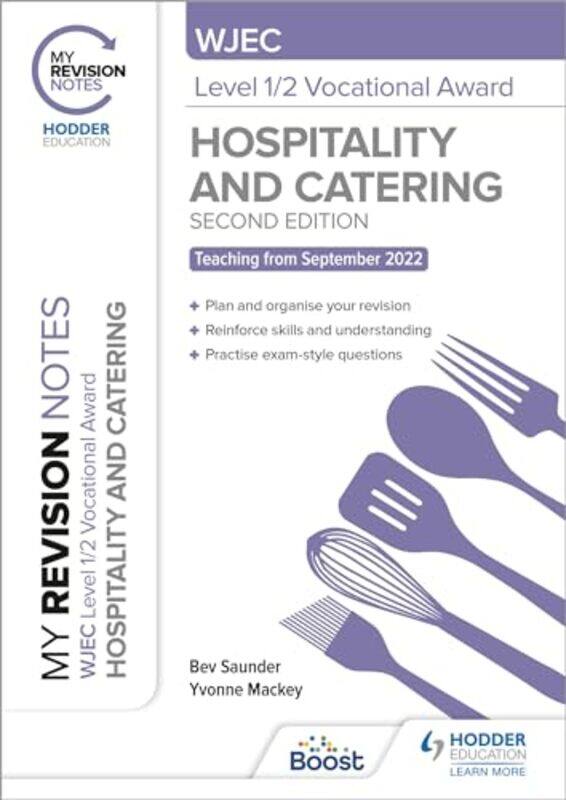 My Revision Notes WJEC Level 12 Vocational Award in Hospitality and Catering Second Edition by Liana Lowenstein-Paperback
My Revision Notes WJEC Level 12 Vocational Award in Hospitality and Catering Second Edition by Liana Lowenstein-Paperback