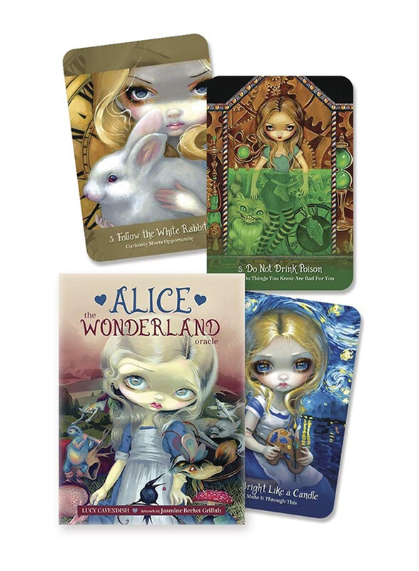 Alice: The Wonderland Oracle, Mixed Media: Card Deck & Book, By: Lucy Cavendish, Jasmine Becket-Griffith
Alice: The Wonderland Oracle, Mixed Media: Card Deck & Book, By: Lucy Cavendish, Jasmine Becket-Griffith