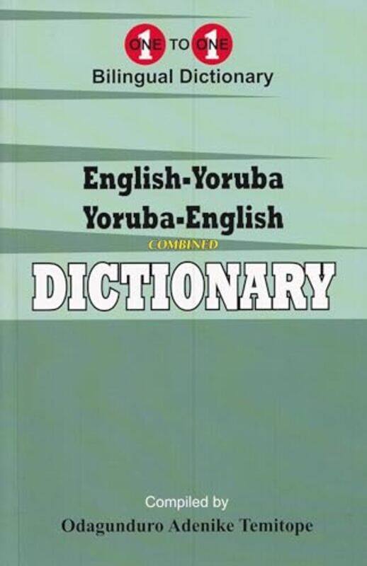 English-Yoruba & Yoruba-English One-to-One Dictionary by O.A. Temitope -Paperback
English-Yoruba & Yoruba-English One-to-One Dictionary by O.A. Temitope -Paperback