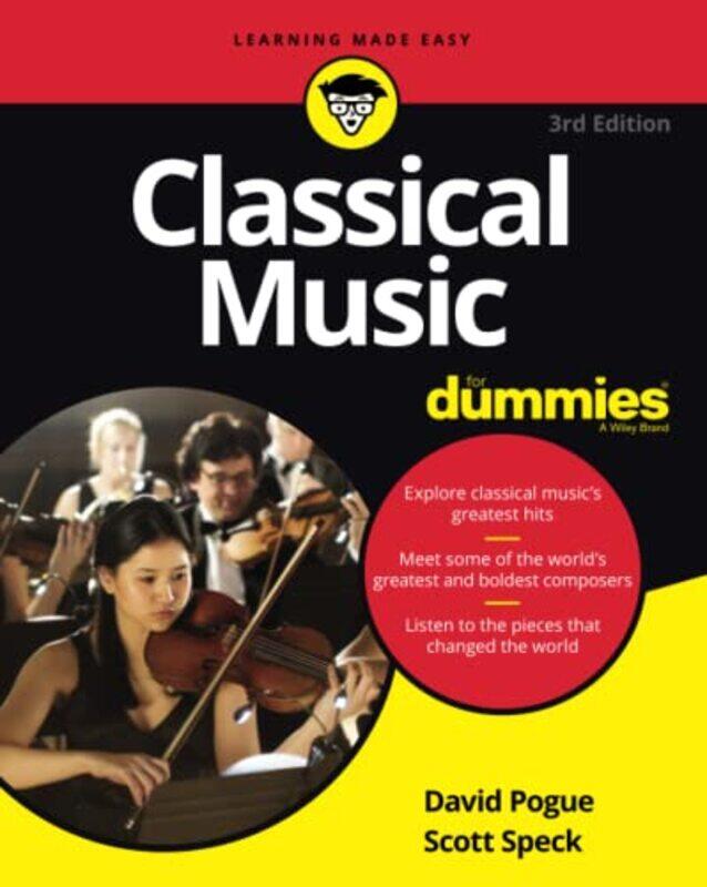 Classical Music For Dummies by David (The New York Times) PogueScott Speck-Paperback
Classical Music For Dummies by David (The New York Times) PogueScott Speck-Paperback