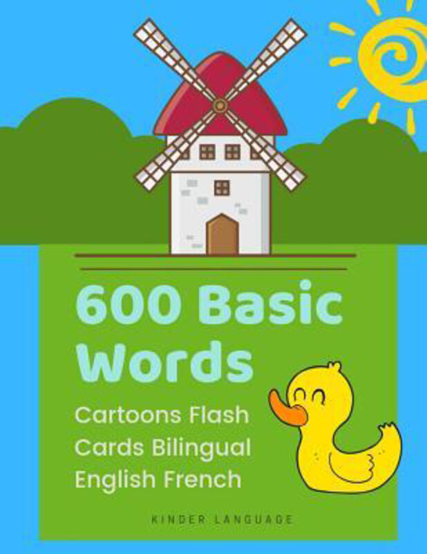 600 Basic Words Cartoons Flash Cards Bilingual English French, Paperback Book, By: Kinder Language
600 Basic Words Cartoons Flash Cards Bilingual English French, Paperback Book, By: Kinder Language