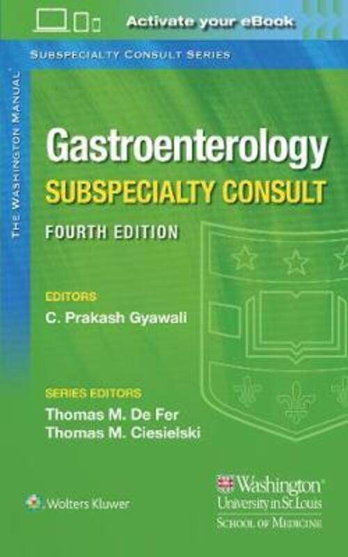 The Washington Manual Gastroenterology Subspecialty Consult,Paperback,ByGyawali, Dr. Chandra, MD
The Washington Manual Gastroenterology Subspecialty Consult,Paperback,ByGyawali, Dr. Chandra, MD