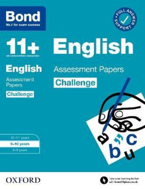 Bond 11+: Bond 11+ English Challenge Assessment Papers 9-10 years.paperback,By :Lindsay, Sarah - Bond 11+
Bond 11+: Bond 11+ English Challenge Assessment Papers 9-10 years.paperback,By :Lindsay, Sarah - Bond 11+