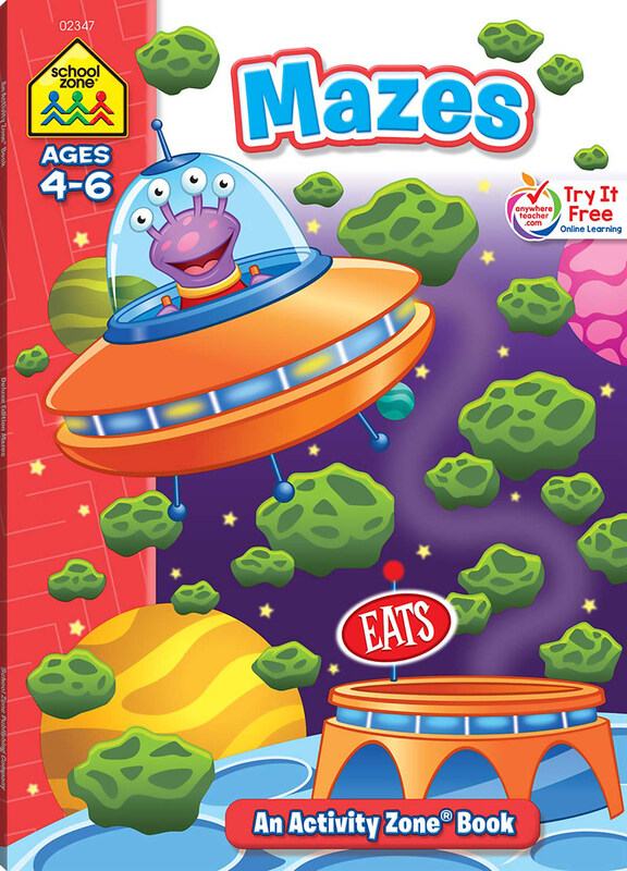 Mazes Deluxe Edition Activity Zone Workbook, Paperback Book, By: School Zone Publishing
Mazes Deluxe Edition Activity Zone Workbook, Paperback Book, By: School Zone Publishing