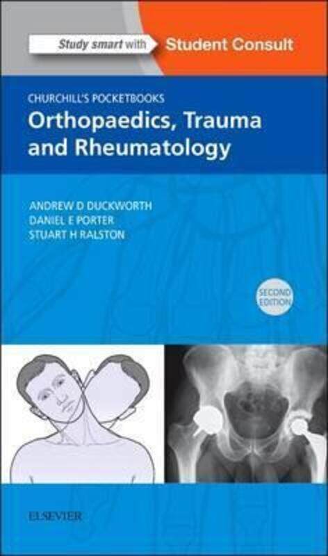 Churchill's Pocketbook of Orthopaedics, Trauma and Rheumatology,Paperback, By:Duckworth, Andrew D. (Specialty Registrar (StR) and Clinical Research Fe
Churchill's Pocketbook of Orthopaedics, Trauma and Rheumatology,Paperback, By:Duckworth, Andrew D. (Specialty Registrar (StR) and Clinical Research Fe
