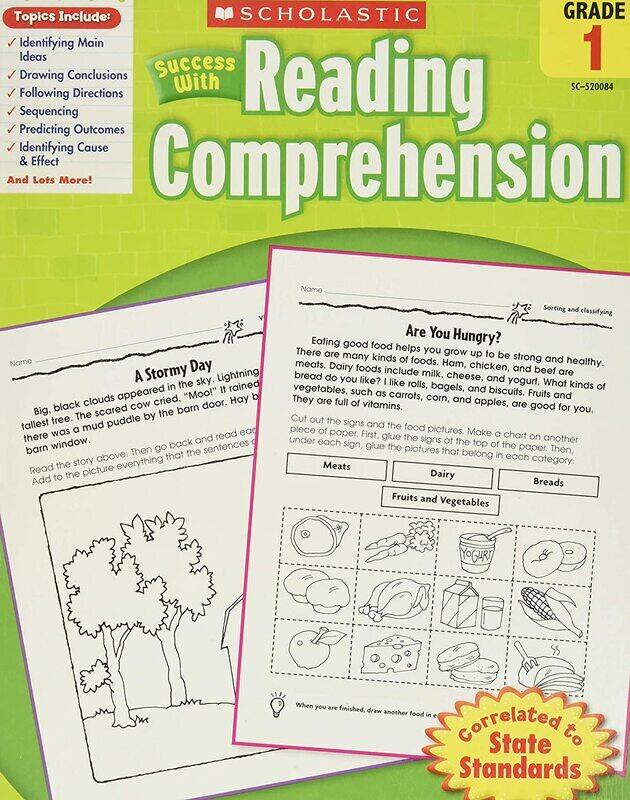 Scholastic Success with Reading Comprehension, Grades 1, Paperback Book, By: Scholastic
Scholastic Success with Reading Comprehension, Grades 1, Paperback Book, By: Scholastic