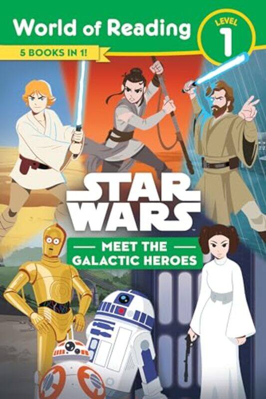 Star Wars World of Reading Meet the Galactic Heroes Level 1 Reader Bindup by Lucasfilm Press - Paperback
Star Wars World of Reading Meet the Galactic Heroes Level 1 Reader Bindup by Lucasfilm Press - Paperback