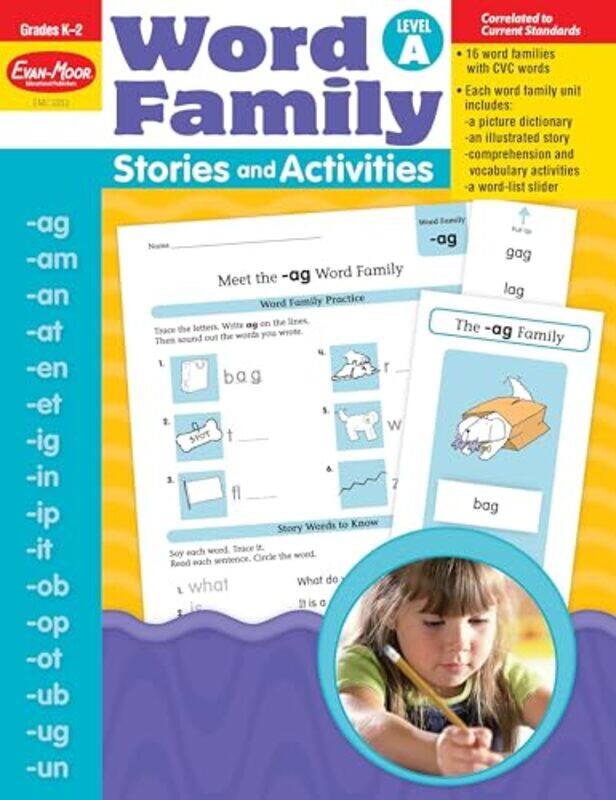Word Family Stories And Activities Level A By Evan Moor - Paperback
Word Family Stories And Activities Level A By Evan Moor - Paperback