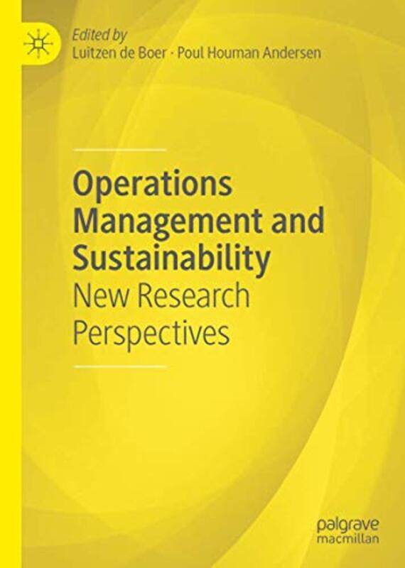 Operations Management and Sustainability by Luitzen de BoerPoul Houman Andersen-Hardcover
Operations Management and Sustainability by Luitzen de BoerPoul Houman Andersen-Hardcover