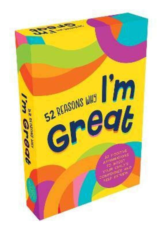 52 Reasons Why I'm Great: Positive Affirmations to Boost Your Child's Confidence and Self-Esteem
52 Reasons Why I'm Great: Positive Affirmations to Boost Your Child's Confidence and Self-Esteem