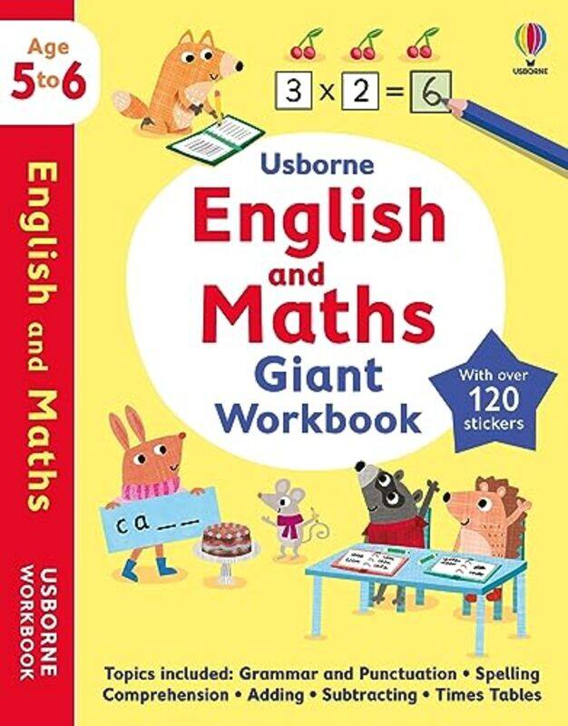 Usborne English and Maths Giant Workbook 56 by Holly BathieJessica GreenwellJane BinghamHannah EDITOR WatsonMaddie FrostAnna Suessbauer-Paperback
Usborne English and Maths Giant Workbook 56 by Holly BathieJessica GreenwellJane BinghamHannah EDITOR WatsonMaddie FrostAnna Suessbauer-Paperback