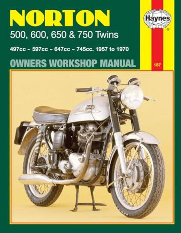 Norton 500 600 650 & 750 Twins 57 70 Haynes Repair Manual by Shalini Vallepur-Paperback
Norton 500 600 650 & 750 Twins 57 70 Haynes Repair Manual by Shalini Vallepur-Paperback