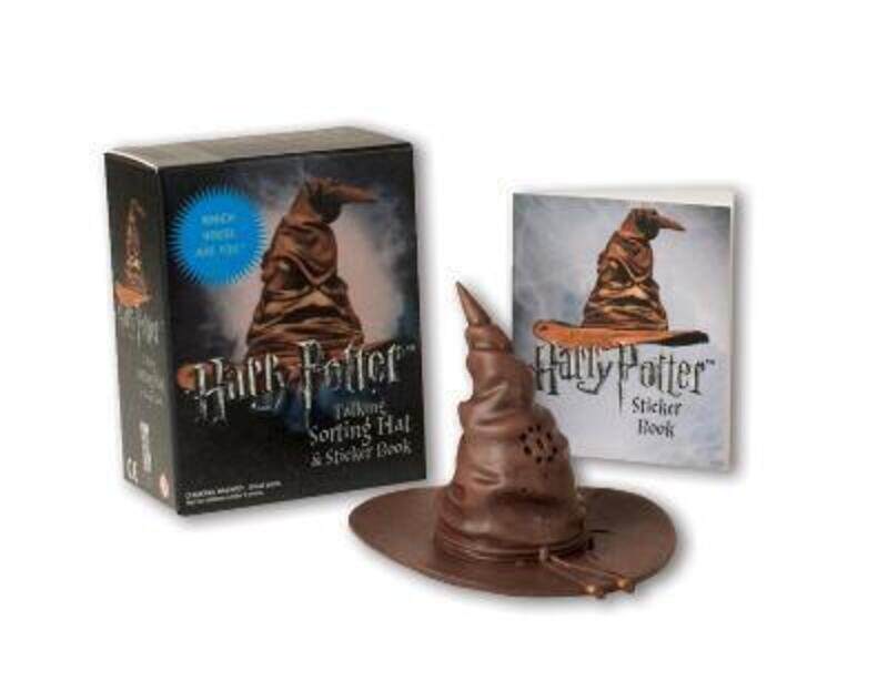 Harry Potter Talking Sorting Hat and Sticker Book: Which House Are You.paperback,By :Running Press
Harry Potter Talking Sorting Hat and Sticker Book: Which House Are You.paperback,By :Running Press