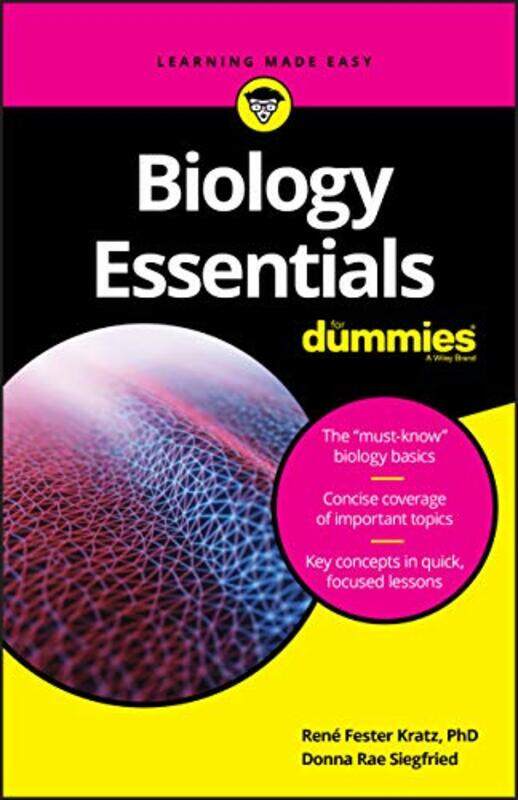 Biology Essentials For Dummies by Rene Fester KratzDonna Rae Siegfried-Paperback
Biology Essentials For Dummies by Rene Fester KratzDonna Rae Siegfried-Paperback