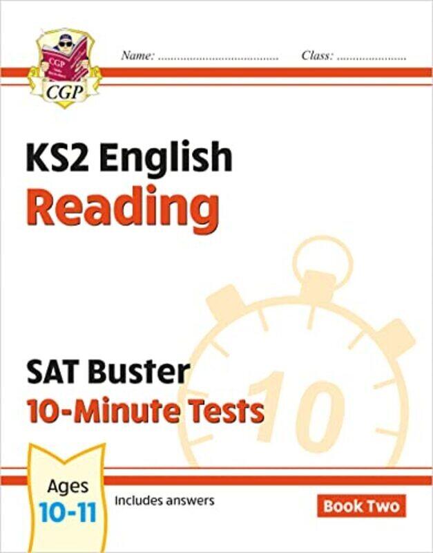 New KS2 English SAT Buster 10-Minute Tests: Reading - Book 2 (for the 2022 tests) , Paperback by CGP Books - CGP Books
New KS2 English SAT Buster 10-Minute Tests: Reading - Book 2 (for the 2022 tests) , Paperback by CGP Books - CGP Books