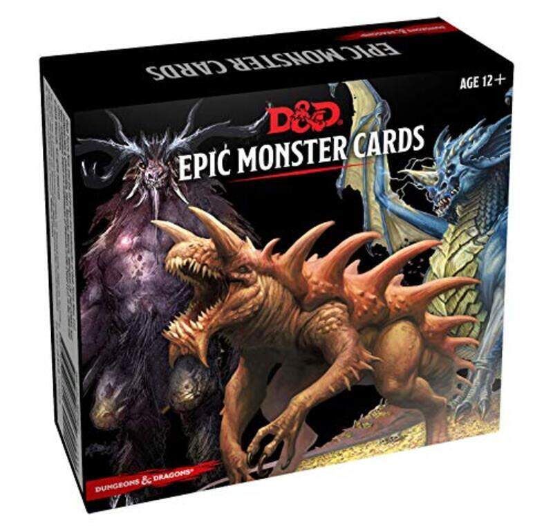 Dungeons & Dragons Spellbook Cards: Epic Monsters (D&D Accessory) , Paperback by Wizards RPG Team
Dungeons & Dragons Spellbook Cards: Epic Monsters (D&D Accessory) , Paperback by Wizards RPG Team