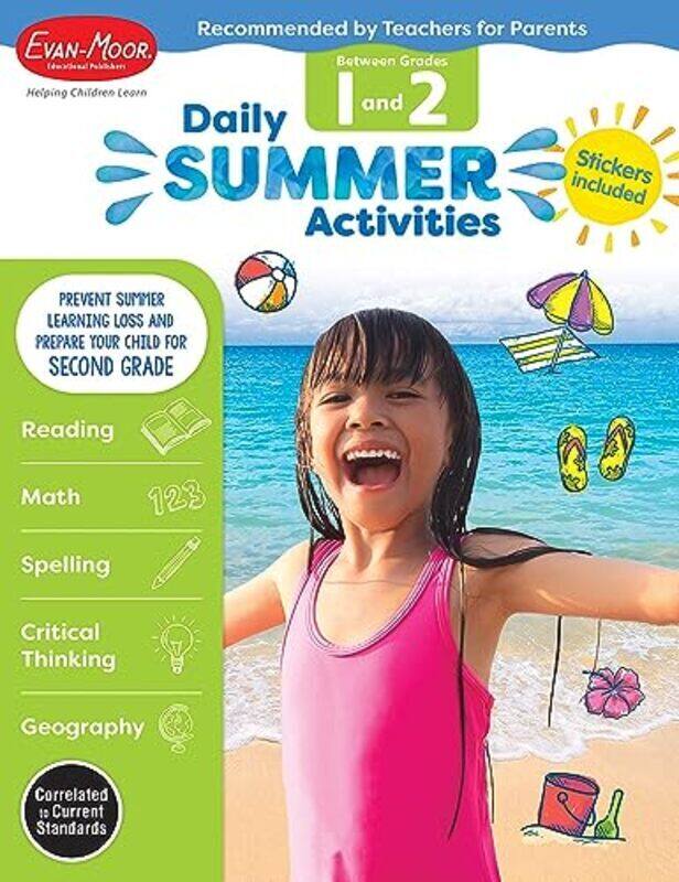 Daily Summer Activities Between 1St Grade And 2Nd Grade Grade 1 2 Workbook Moving From 1St Grad By Evan-Moor Corporation - Paperback
Daily Summer Activities Between 1St Grade And 2Nd Grade Grade 1 2 Workbook Moving From 1St Grad By Evan-Moor Corporation - Paperback