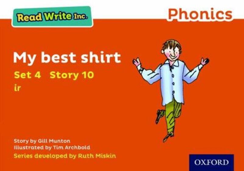 Read Write Inc Phonics My Best Shirt Orange Set 4 Storybook 10 by Timothy Keller-Paperback
Read Write Inc Phonics My Best Shirt Orange Set 4 Storybook 10 by Timothy Keller-Paperback