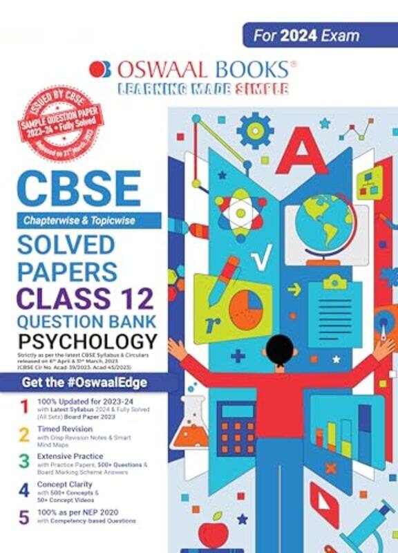 Oswaal Cbse Chapterwise Solved Papers 20232014 Psychology Class 12Th 2024 Exam by Oswaal Editorial Board - Paperback
Oswaal Cbse Chapterwise Solved Papers 20232014 Psychology Class 12Th 2024 Exam by Oswaal Editorial Board - Paperback