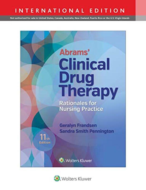 Abrams Clinical Drug Therapy by Rob Oxford University UK JohnsonMartijn Netherlands Defence Academy KitzenTim The Hague Centre for Strategic Studies N
Abrams Clinical Drug Therapy by Rob Oxford University UK JohnsonMartijn Netherlands Defence Academy KitzenTim The Hague Centre for Strategic Studies N