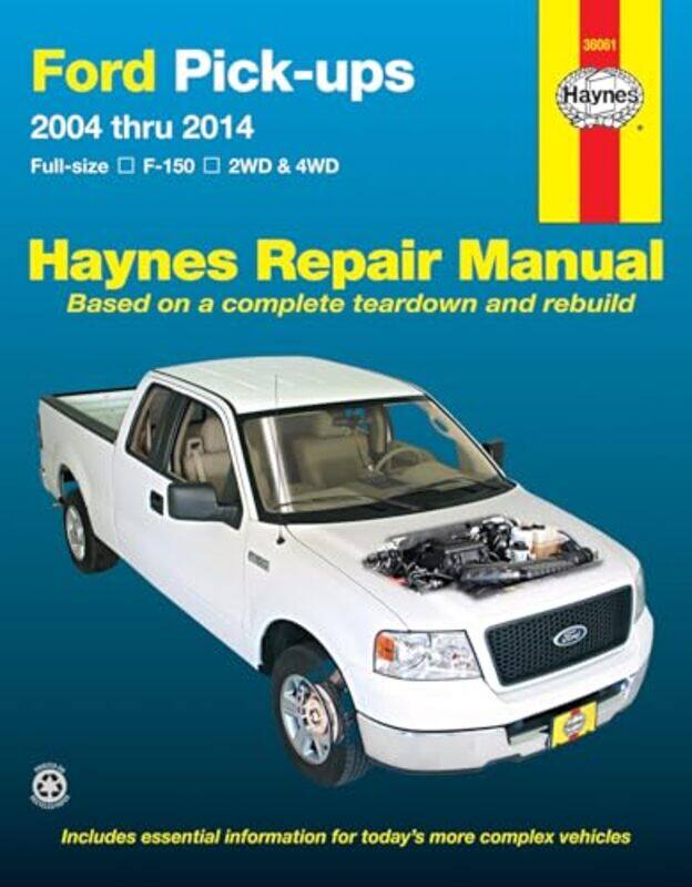 Ford Fullsize Petrol Pickups F150 2Wd And 4Wd 20042014 Haynes Repair Manual Usa 200414 By Haynes Publishing - Paperback
Ford Fullsize Petrol Pickups F150 2Wd And 4Wd 20042014 Haynes Repair Manual Usa 200414 By Haynes Publishing - Paperback