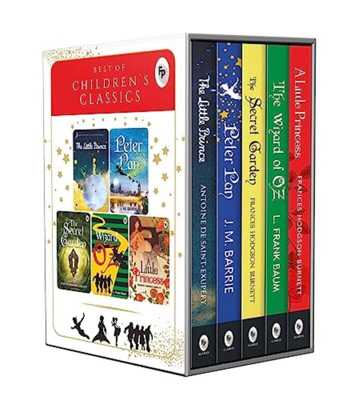 Best of Children s Classics Set of 5 Books : Perfect Gift Set for Kids Paperback by Antoine de Saint-Exup ry, J.M. Barrie, Frances Hodgson Burnett & L
Best of Children s Classics Set of 5 Books : Perfect Gift Set for Kids Paperback by Antoine de Saint-Exup ry, J.M. Barrie, Frances Hodgson Burnett & L