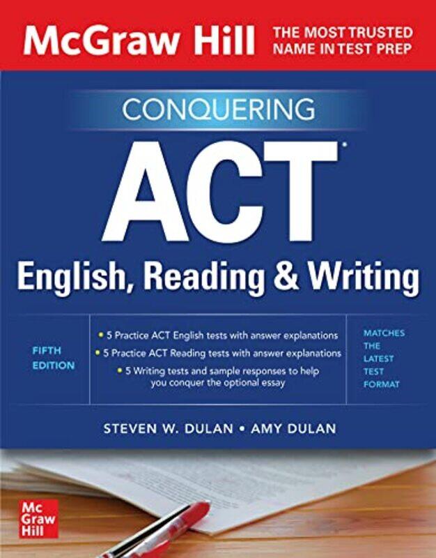 McGraw Hill Conquering ACT English Reading and Writing Fifth Edition by Dr Sydney Calkin-Paperback
McGraw Hill Conquering ACT English Reading and Writing Fifth Edition by Dr Sydney Calkin-Paperback
