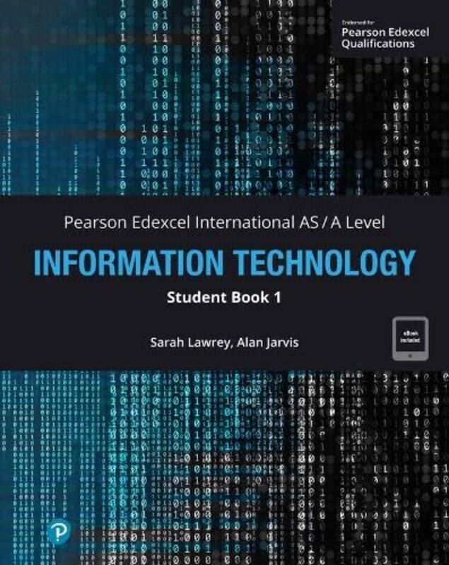 Pearson Edexcel International Aslevel Information Technology Student Book Wcode, Paperback
Pearson Edexcel International Aslevel Information Technology Student Book Wcode, Paperback